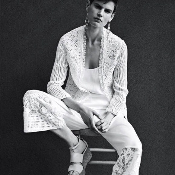 Kobi Halperin Taya Embroidered Cotton Eyelet Jacket - Picture 2 of 8